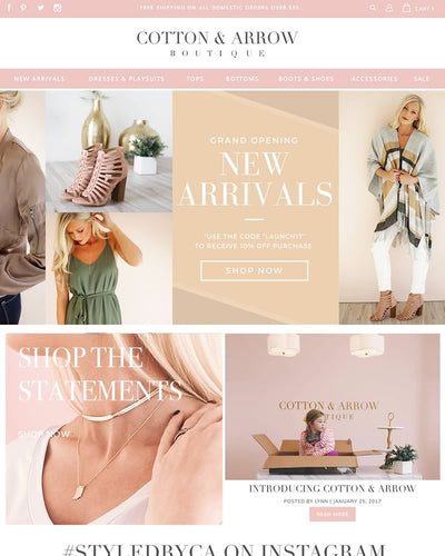 Cotton & Arrow Boutique