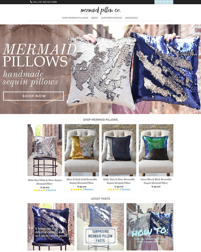 Mermaid Pillow Co